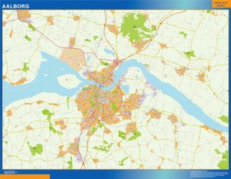 Aalborg mapa