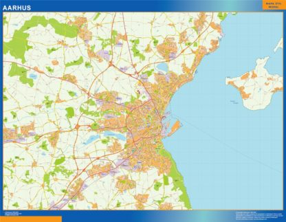 Aarhus mapa