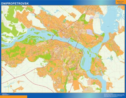 Dnipropetrovsk mapa