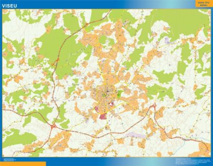 Viseu mapa