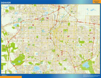 denver mapa para imanes