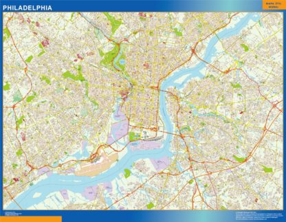 filadelfia mapa para imanes