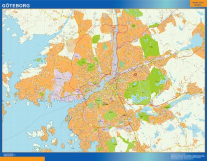 mapa Goteborg