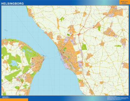 mapa Helsingborg