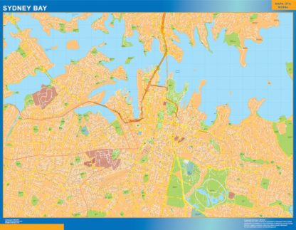 mapa Sydney Bahía