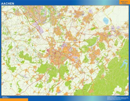 mapa aachen