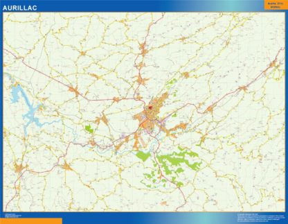 mapa aurillac