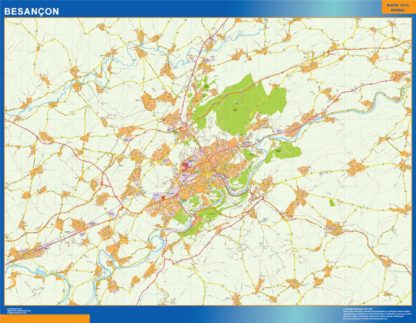 mapa besancon