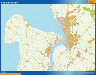 mapa bremerhaven