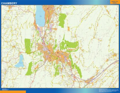 mapa chambery