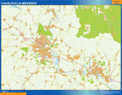 mapa charleville mezieres