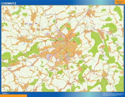 mapa chemnitz