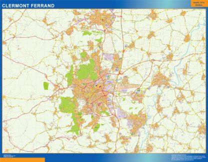 mapa clermont ferrand