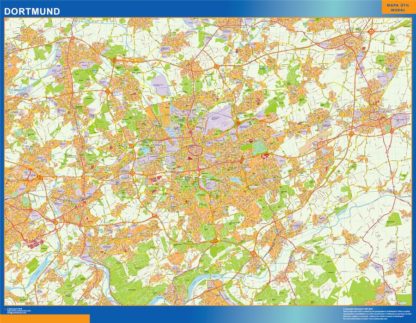 mapa dortmund