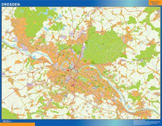 mapa dresden