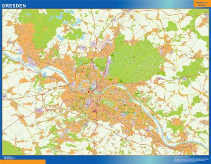 mapa dresden