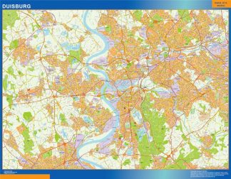 mapa duisburg