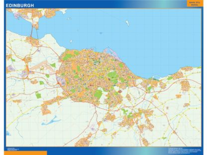 mapa edinburgh