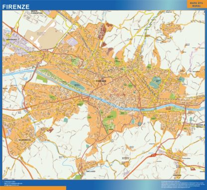 mapa firenze