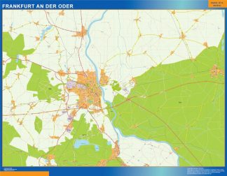 mapa frankfurt an der oder