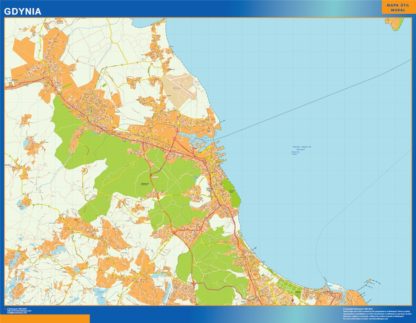 mapa gdynia