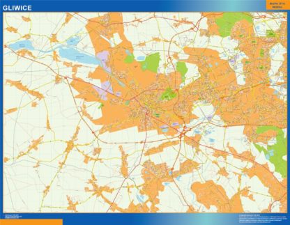 mapa gliwice