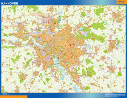 mapa hannover