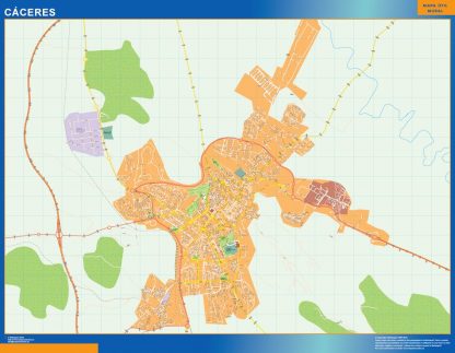 mapa imanes caceres