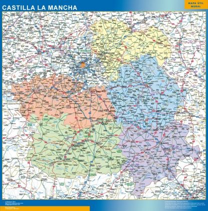 mapa imanes castilla la mancha