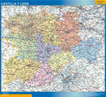 mapa imanes castilla y leon