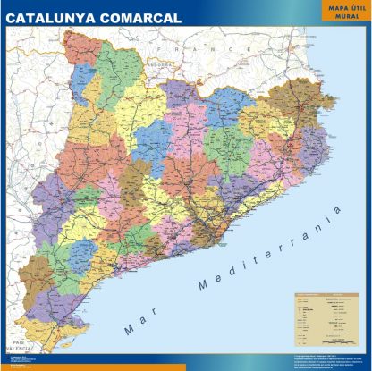 mapa imanes cataluna comarcal