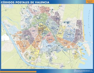 mapa imanes codigos postales valencia