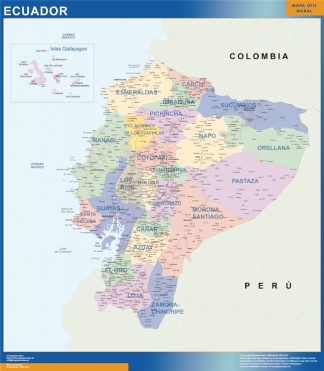 mapa imanes ecuador