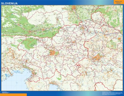 mapa imanes eslovenia