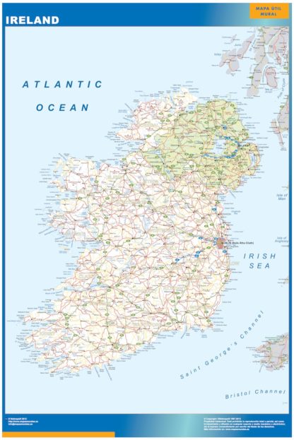 mapa imanes irlanda