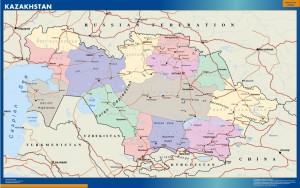 mapa imanes kazakhstan