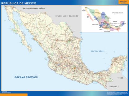 mapa imanes mexico