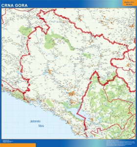 mapa imanes montenegro