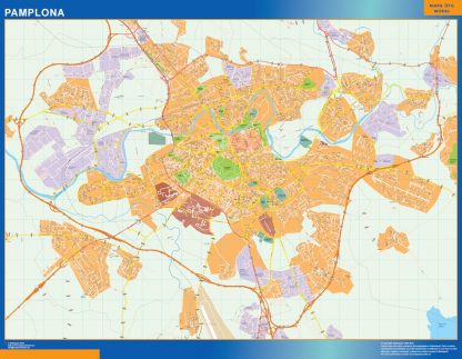 mapa imanes pamplona