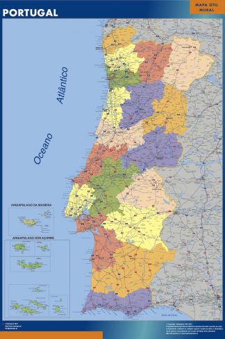 mapa imanes portugal