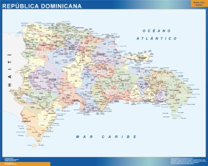 mapa imanes republica dominicana