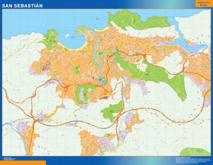 mapa imanes san sebastian