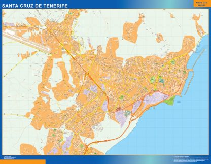 mapa imanes santa cruz tenerife