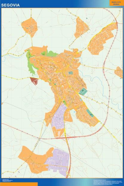 mapa imanes segovia