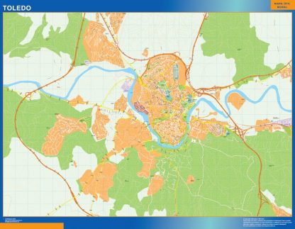 mapa imanes toledo