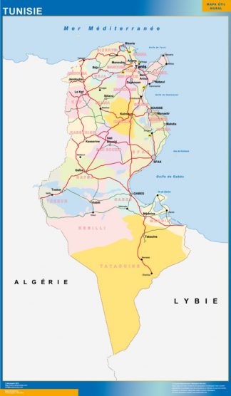 mapa imanes tunez
