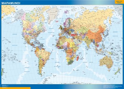 mapa imantado mundo Estados USA