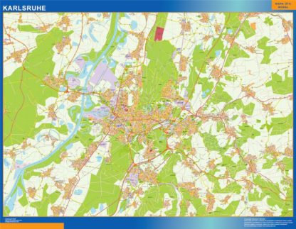 mapa karlsruhe