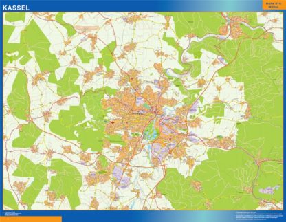 mapa kassel