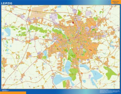 mapa leipzig